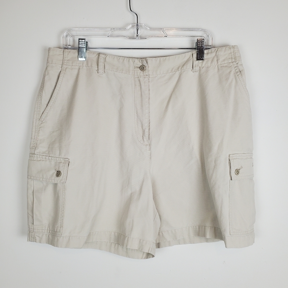 Lauren Ralph‎ Lauren 16 Canvas Cargo Shorts Vintage